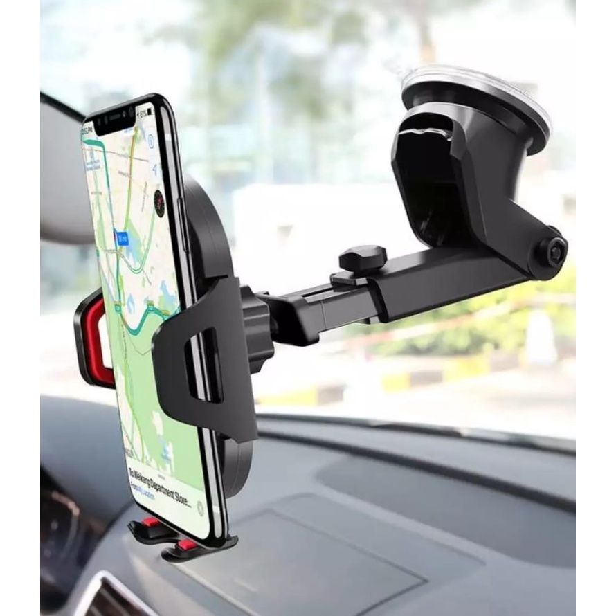 Car Holder Hp Mobil HD-08 360 Degree Rotation Universal Phone Holder HD08 For Handphone Dan Tablet-Car Holder Tempel Mobil Kaca-Holder Dashboard Dudukan Mobil Aksesoris Multifungsi-Holder Hp Di Mobil 360 Derajat All Smarthphone