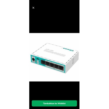 PESANAN MIKROTIK RB750R2 BEKAS SETTING HOTSPOT