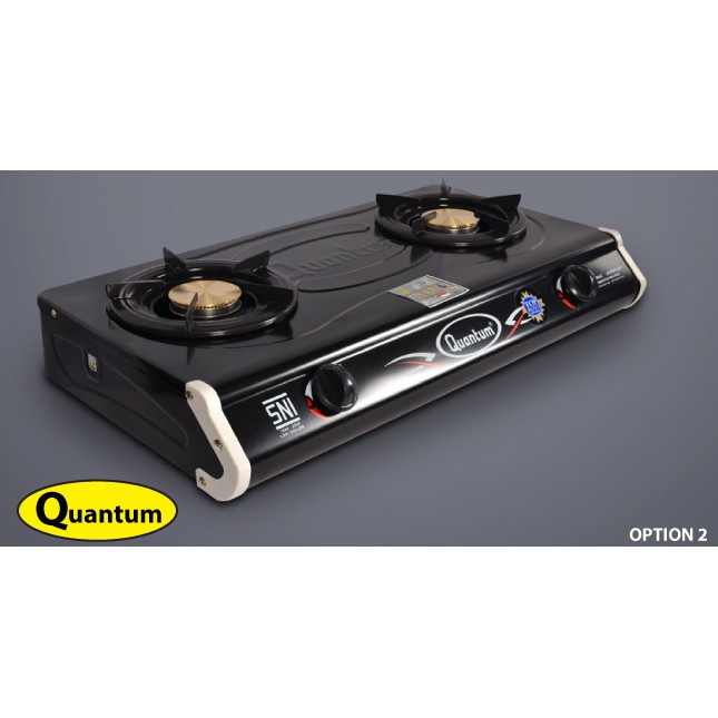 Quantum Kompor Gas 2 Tungku Kokoh dan Awet – QGC201EMP