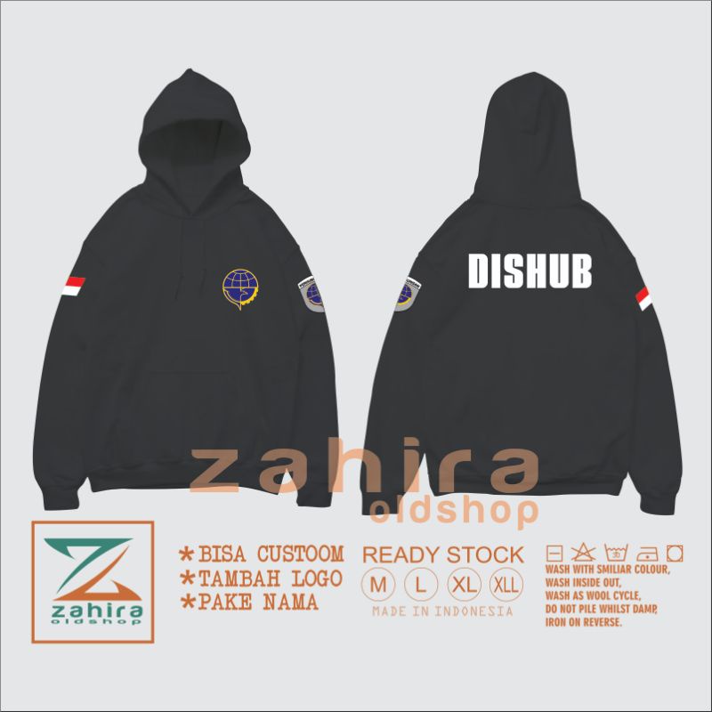 Jaket Dishub/Hoodie Dinas Dishub/Sweater Dishub Dinas Perhubungan