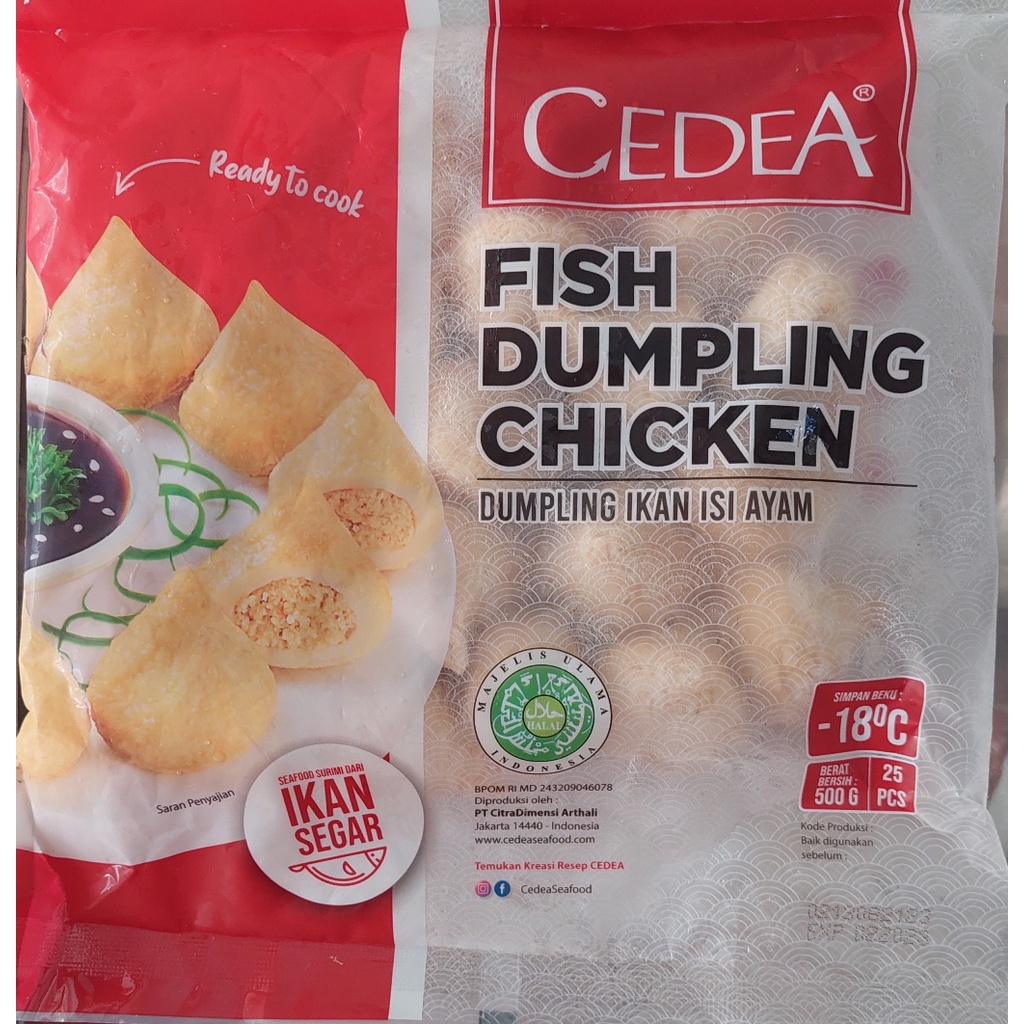 

CEDEA DUMPLING CHICKEN 500g