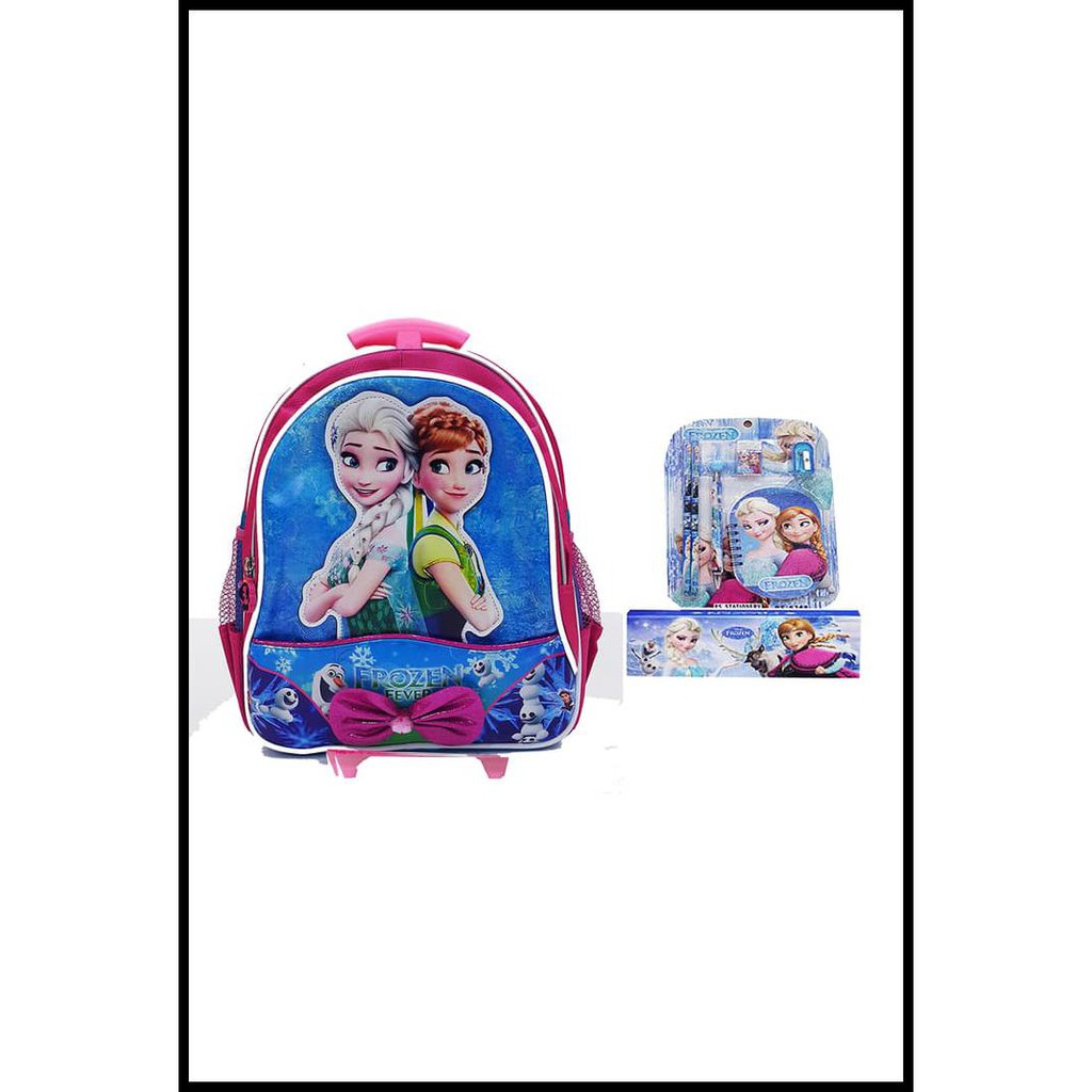 

Tas Troley T New Frozen Fever Tk + Kotak Pensil Dan Alat Tulis | Kode Barang : Ts2198