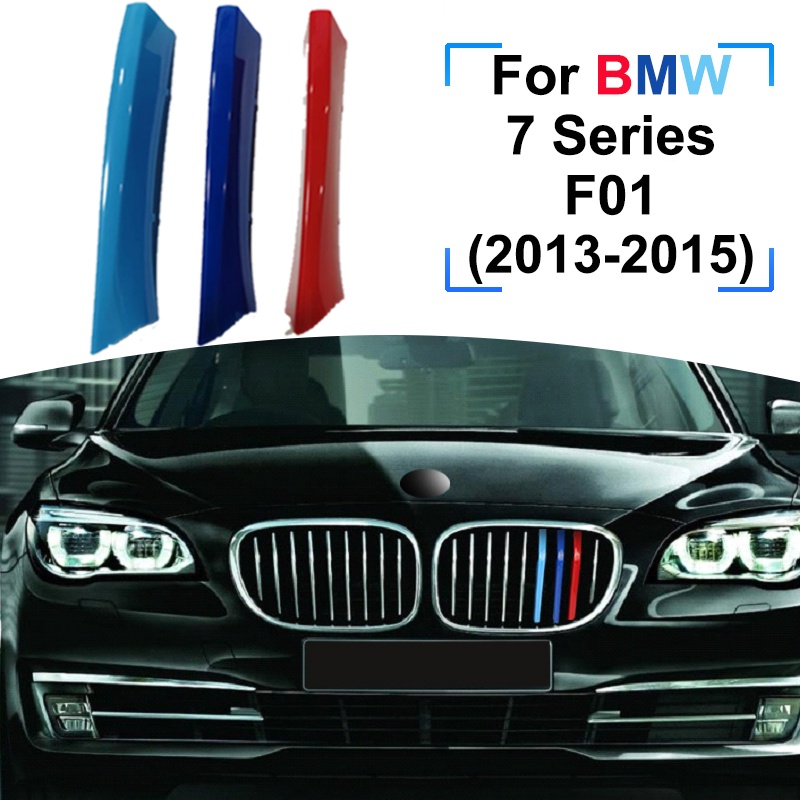 3pcs Klip Trim Grille Mobil Balap Bahan ABS Untuk BMW F01 F02 E65 E66 G11 G12 7 Series 2002-2021