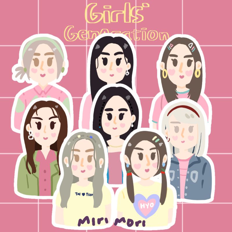 MIRi MORI - SNSD GIRLS GENERATION STICKER