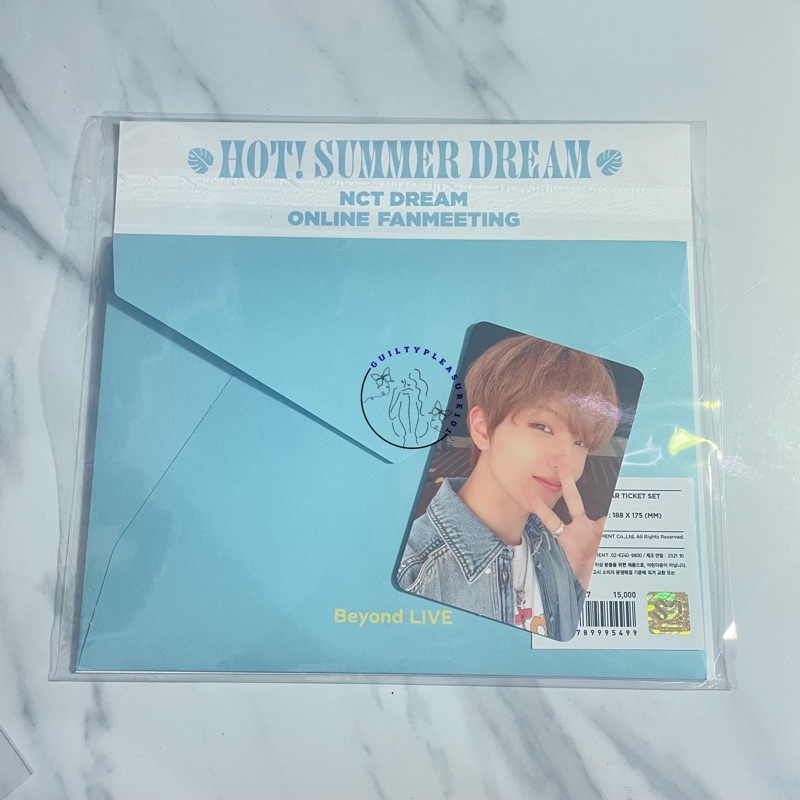 Jisung NCT Dream AR Ticket Online Fanmeeting MD Hot Summer Beyond Live Set Unsealed