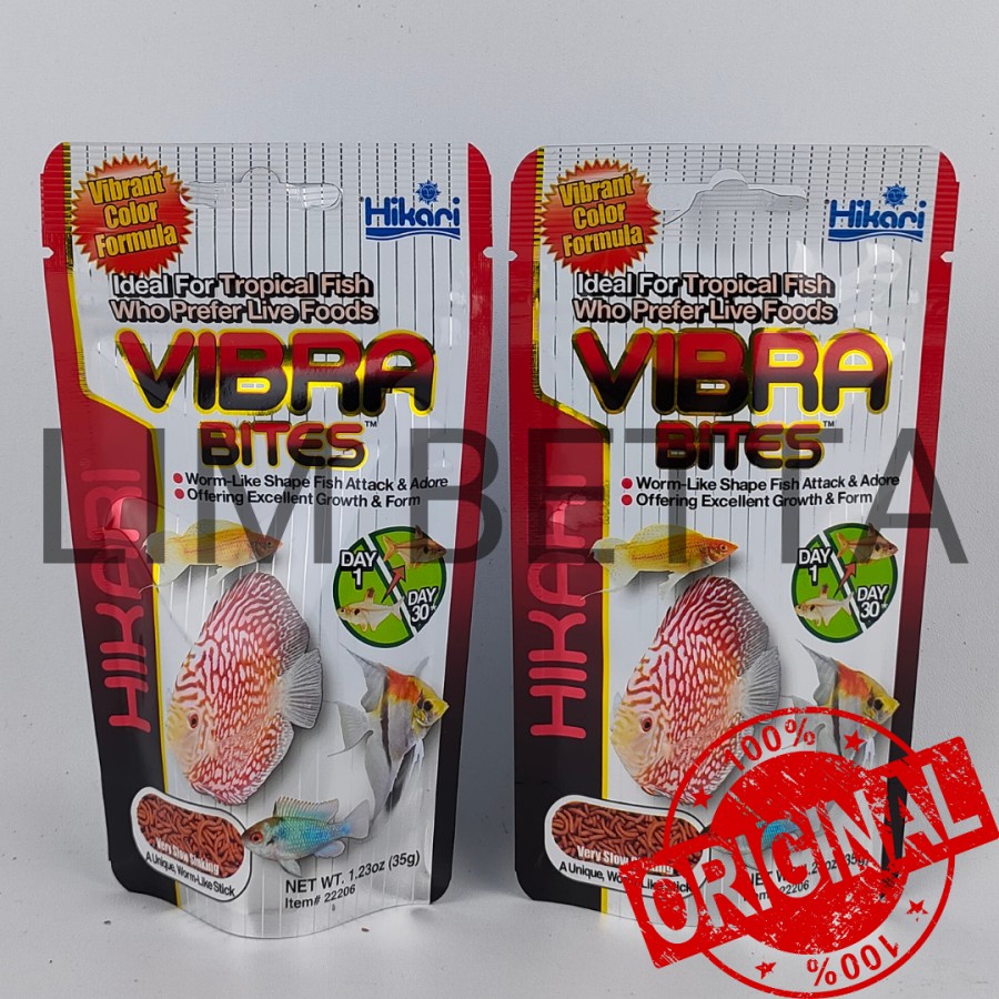 HIKARI VIBRA BITES 35 GRAM / MAKANAN DISCUS / MAKANAN CHICHLID