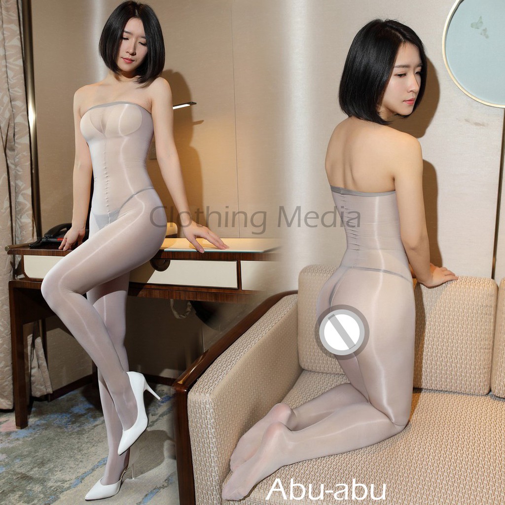 Bodystocking Sedada 8D Premium Glossy Oil Mengkilap Berkilau Stoking Shiny Lingerie