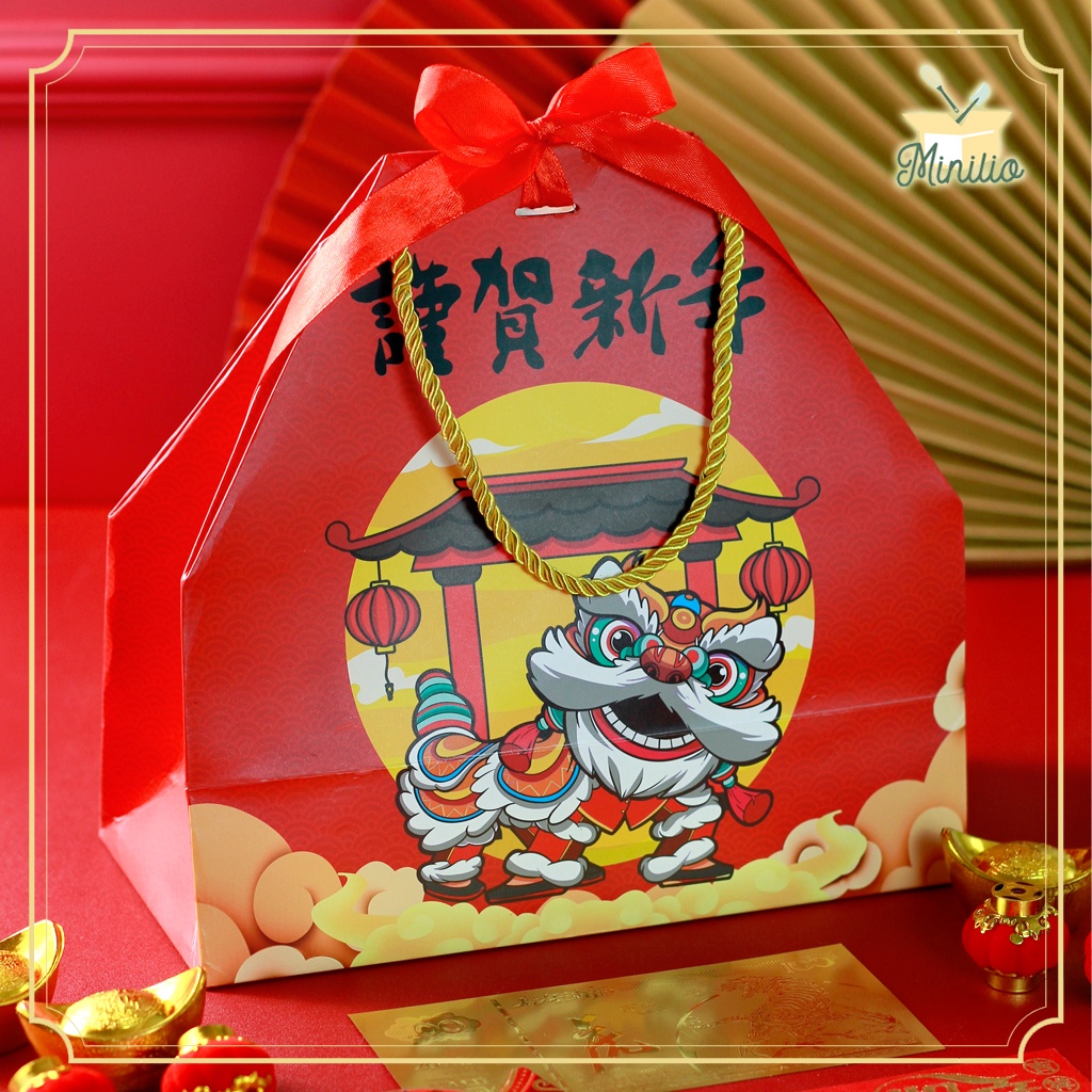 

KOTAK DUS GIFT PAPER BOX KUE KERING CAKE | PACKAGING BINGKISAN HADIAH HAMPERS | SOUVENIR Chinese New Year CNY Imlek
