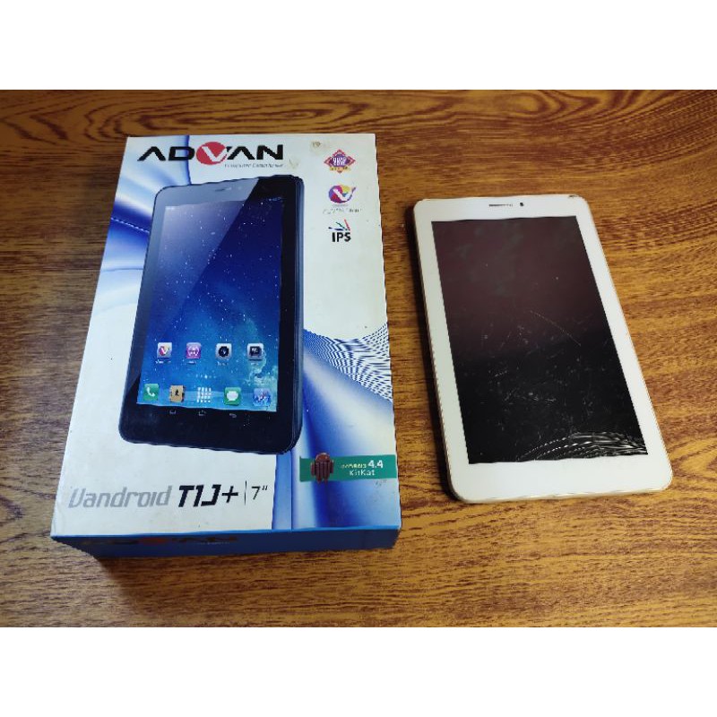 Tablet Advan Vandroid T1J+ 7" Tablet Dual SIM, Tablet Hp Bekas dan Dus