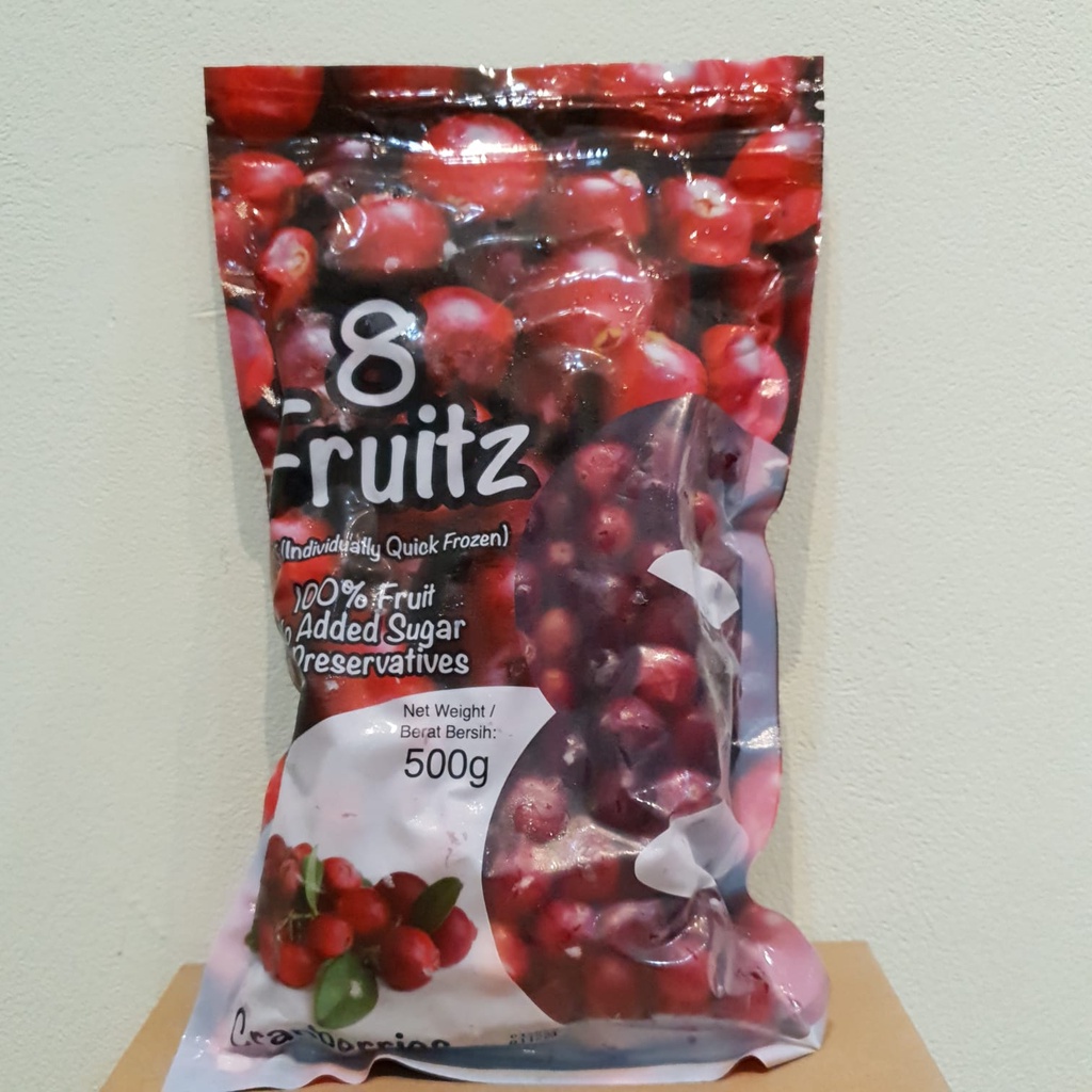 

IQF Cranberries 500gr- 8Fruitz
