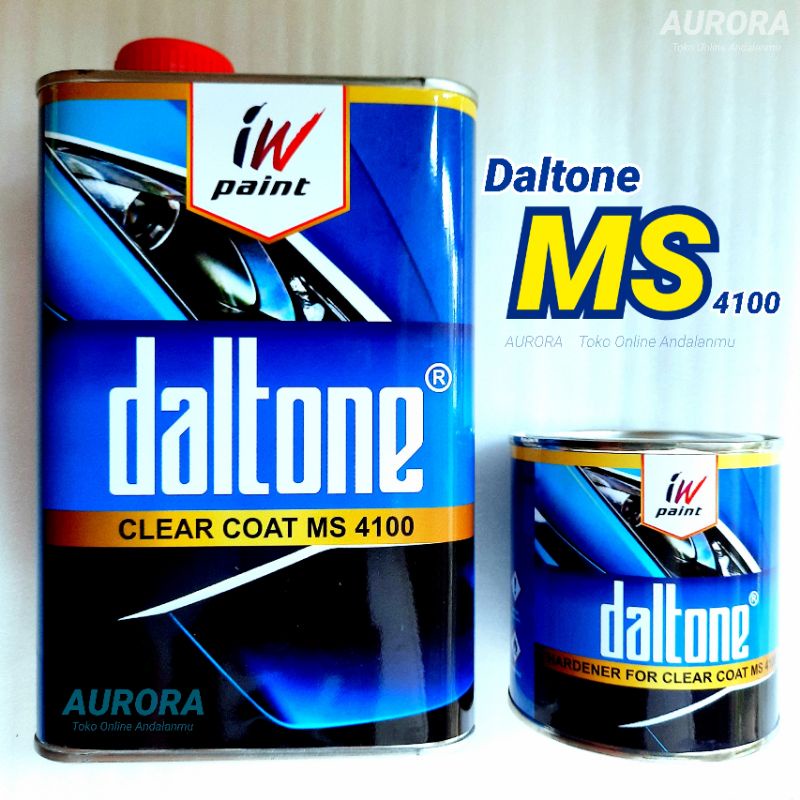 Clear DALTONE MS 4100 Pernis Anti Gores 1 Kilo 1 Liter Mengkilap Glossy Gloss Glowing Fernis Vernis 