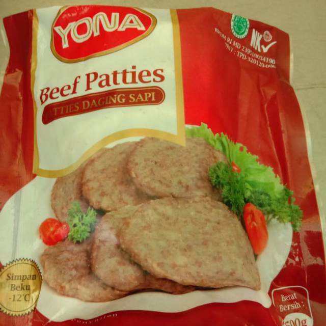 Jual Beef Patties Daging Burger Daging Hamburger Isi Hamburger Daging ...