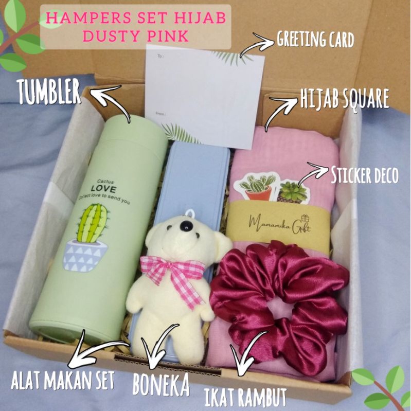 TERMURAH!!  HAMPERS HIJAB / KADO ULANG TAHUN / HADIAH WISUDA VALENTINE IDUL FITRI