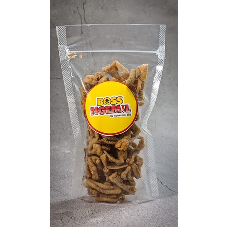 

kripik usus camilan kekinian