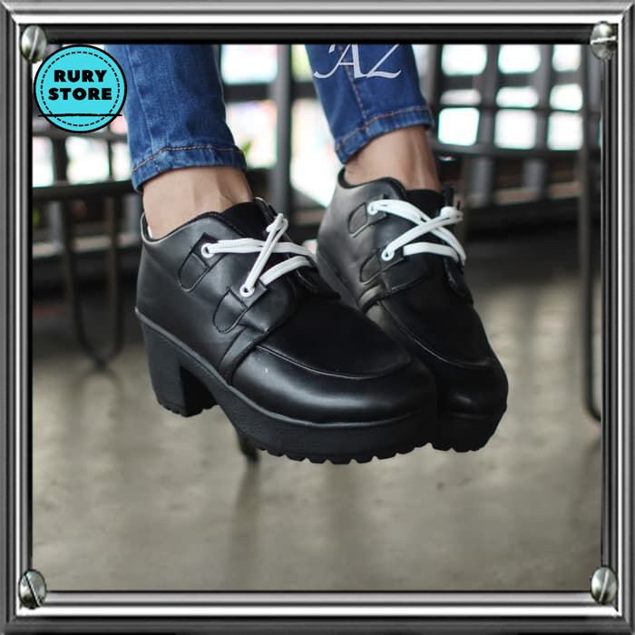 Sepatu Tali Boots Heels Wanita Sepatu Tali Wanita Keren