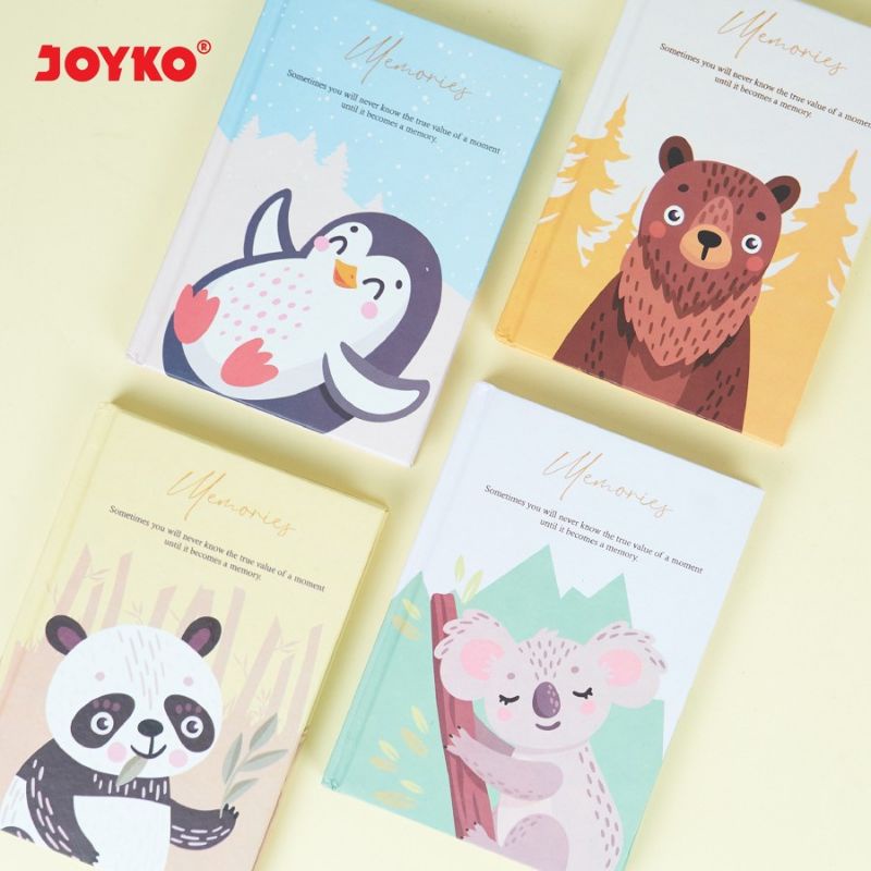 

JOYKO Notebook A6 Animal D-1115 mm Diary Buku Catatan Bergaris 54 Hal