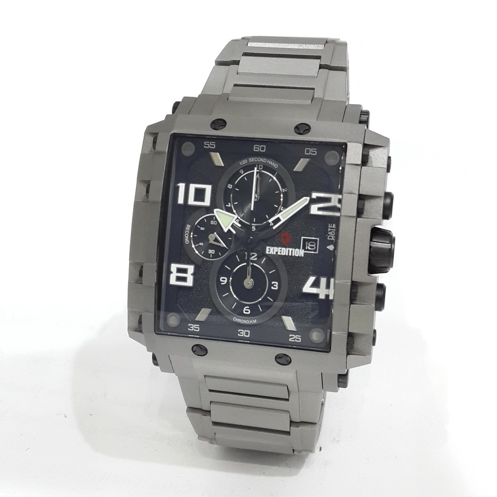 Expedition Square Titanium Chronograph 6757MCBTT Jam Tangan Pria