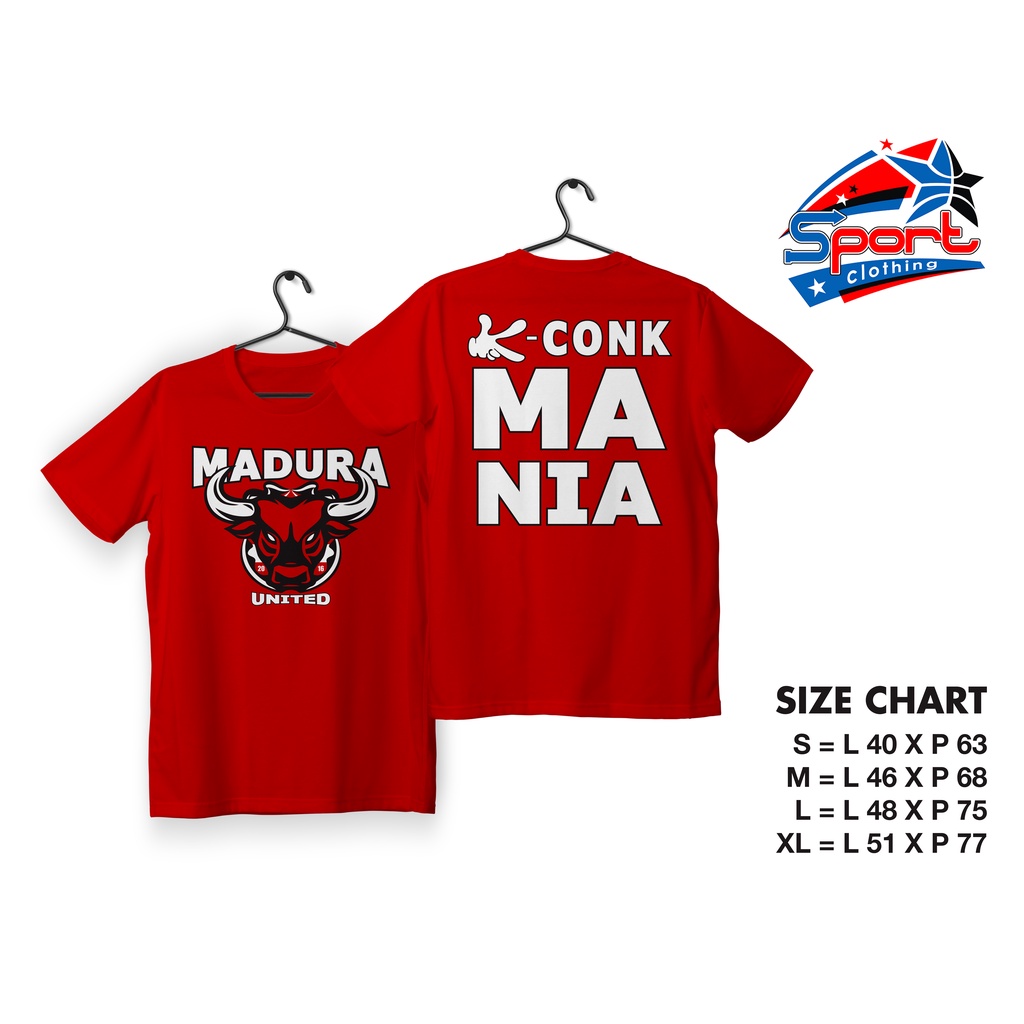 Kaos Suporter Madura United - K-Conk Mania