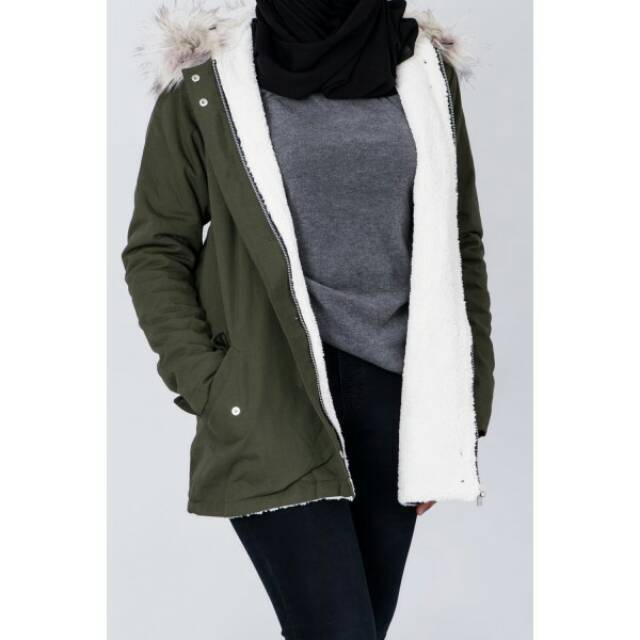 Salwa olive parka