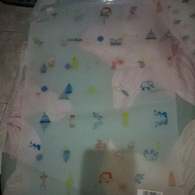 Iconic Indonesia Zipper Storage Bag M 28 X 40 Cm Kantong Kantung Plastik Resleting Motif Tahan Basah