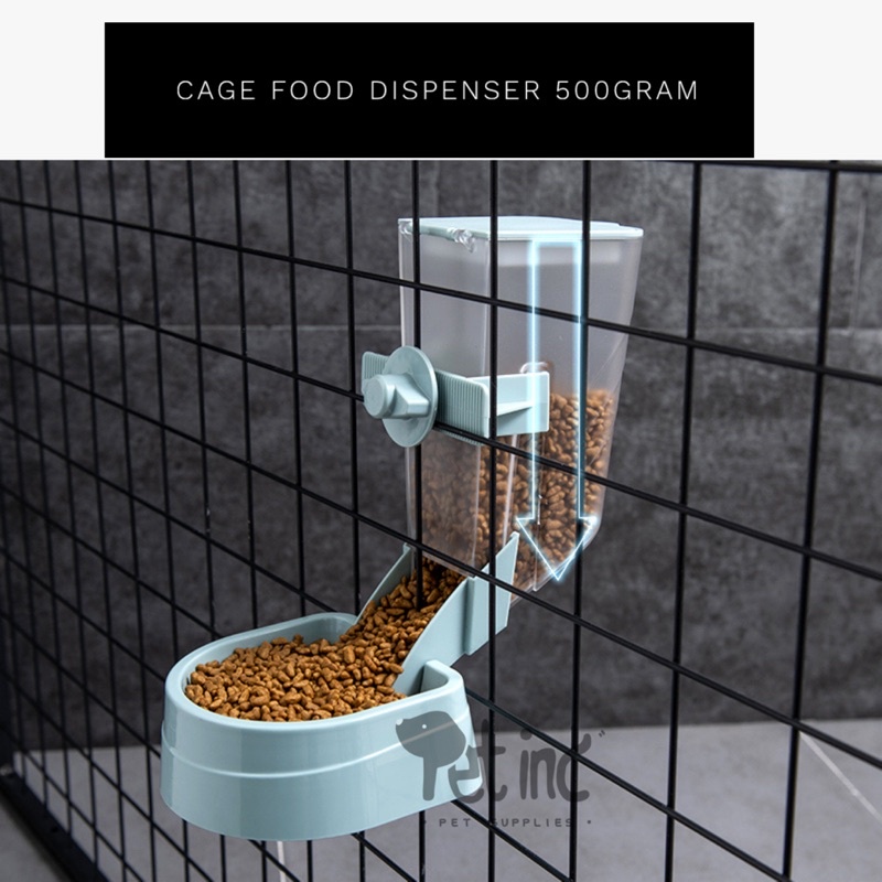 Cage meal or water dispenser easy refil