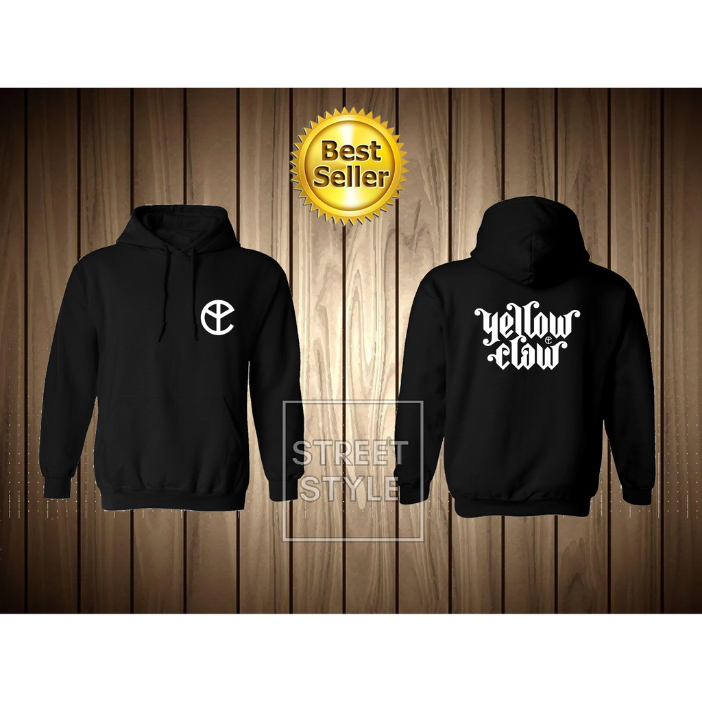 Jaket Sweater Hoodie YELLOW CLAW Pria & Wanita DJ YELLOW CLAW