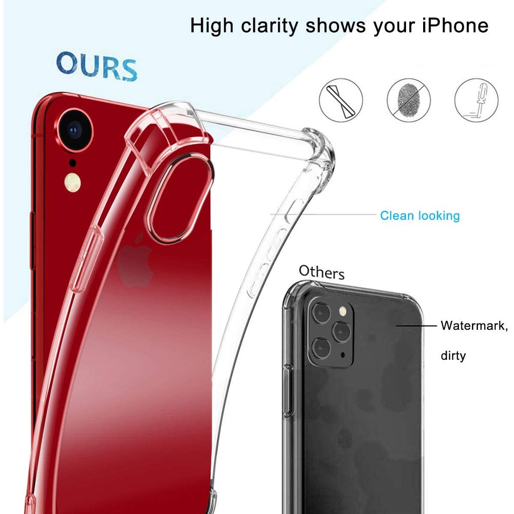 SOFT Anti crack IPHONE X / XS / XR / XS Max CASE IPHONE