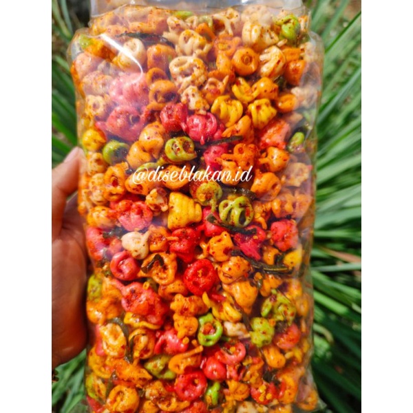 

Kerupuk Seblak Kerupuk Gelung Pedas Daun Jeruk Isi 500gram