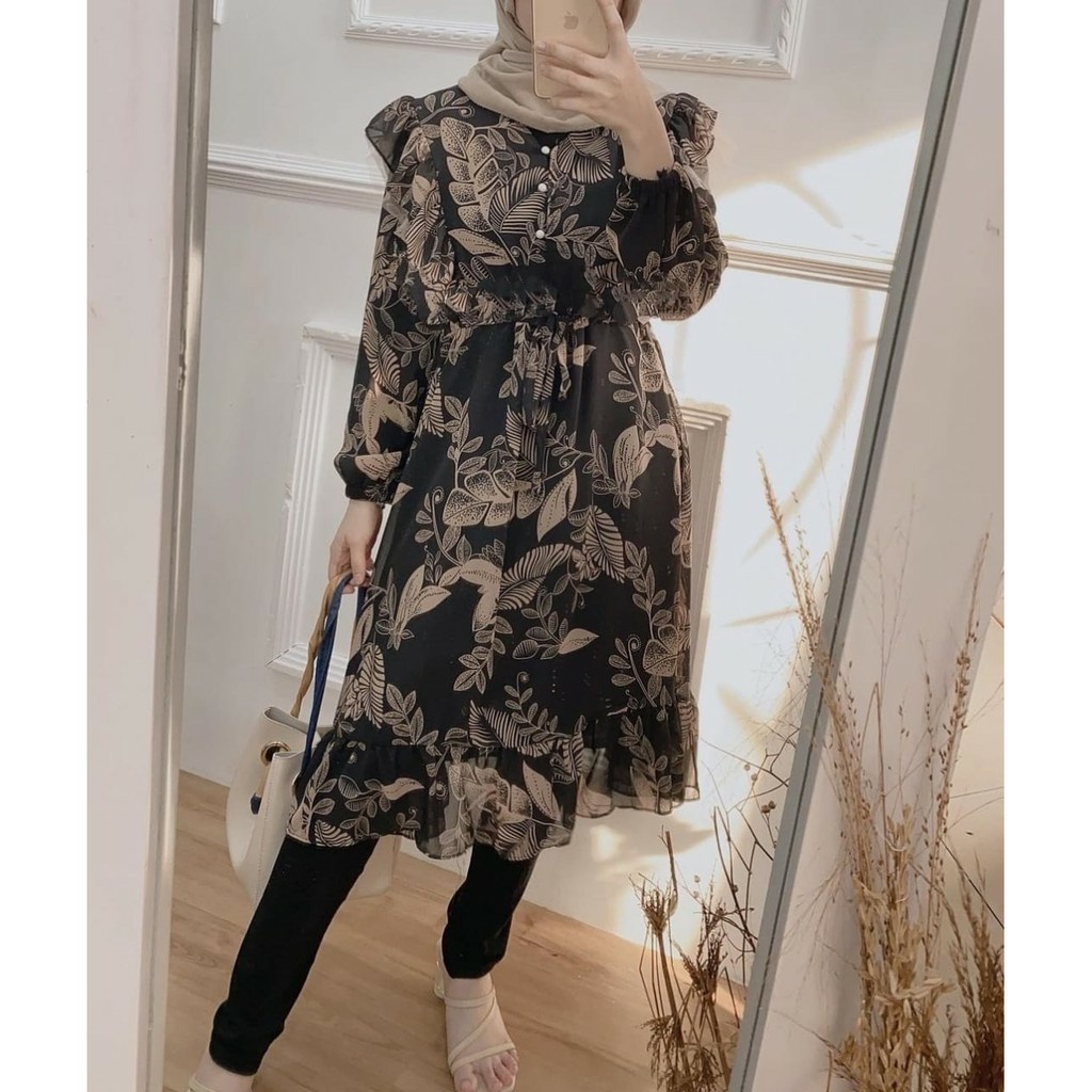 CIRATO TUNIK ORI PREMIUM / TUNIK RAYON MOTIF KEKINIAN / BLOUSE RAYON / LONG TUNIK KEKINIAN / OUTFIT