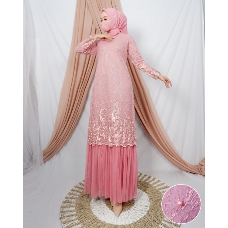 Gamis Tutu / Gamis kebaya/ Gamis Pesta/Gamis butik
