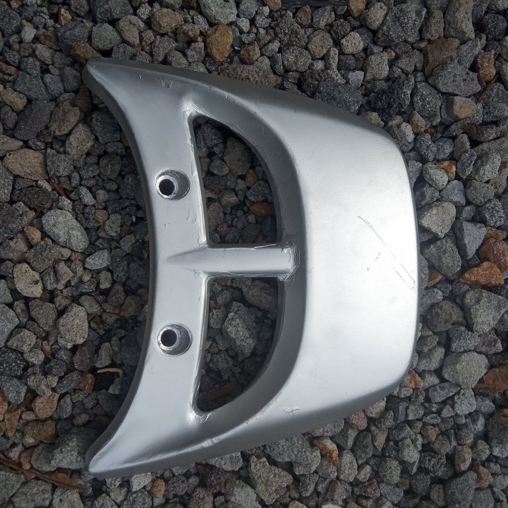 Begel behel pegangan tangan jok belakang Yamaha Fizr full cluth silver original copotan motor ori
