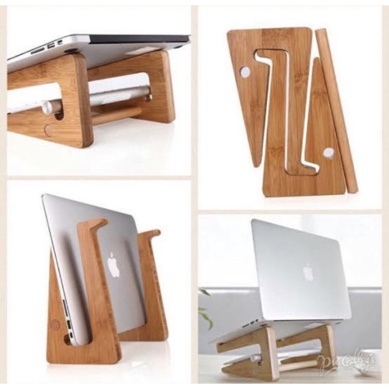Wood Lapton Stand / Stand Laptop Kayu