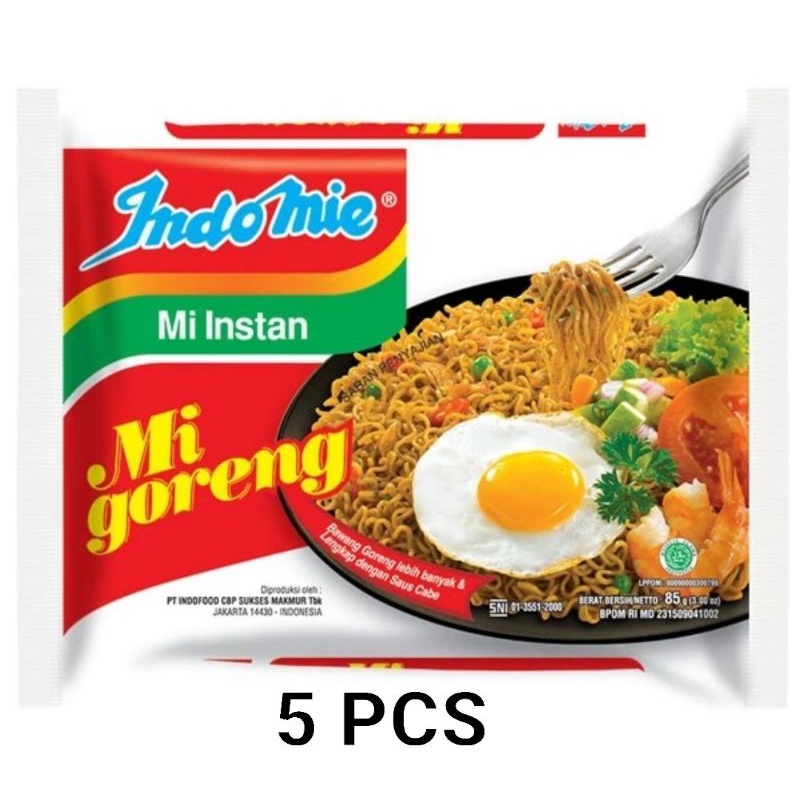 

PROMO Indomie goreng 5 Pcs 18.500