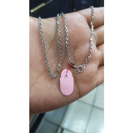 KALUNG NORI VENSY PANJANG 60CM / KALUNG PERAK ASLI SILVER 925 LAPIS EMAS/ KALUNG FASHION WANITA TERBARU