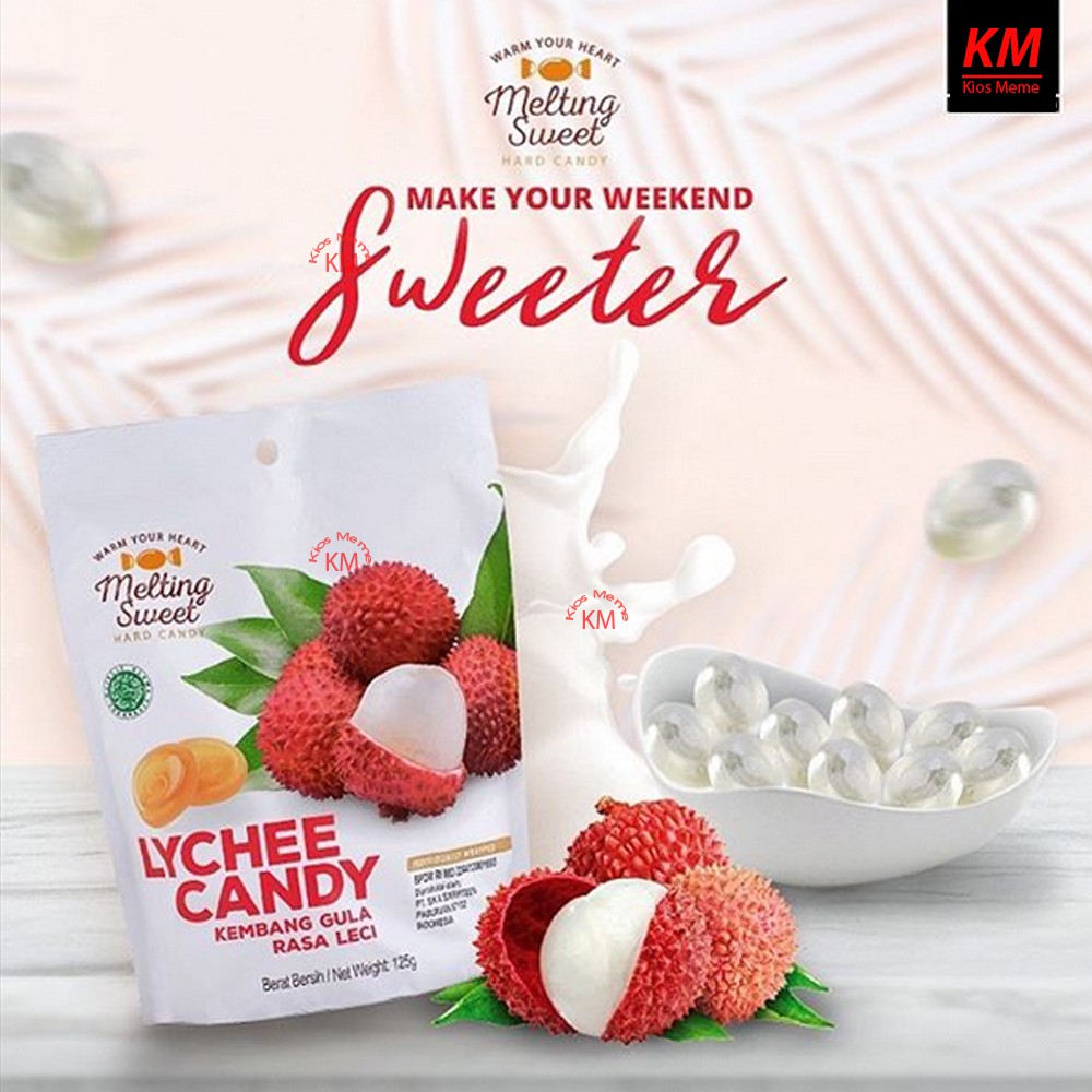 Jual Melting Sweet Lychee Candy Permen Leci 125gr Shopee Indonesia 4377