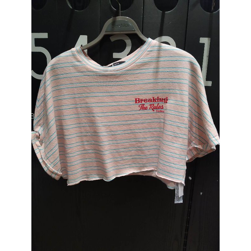 tshirt crop bershka original