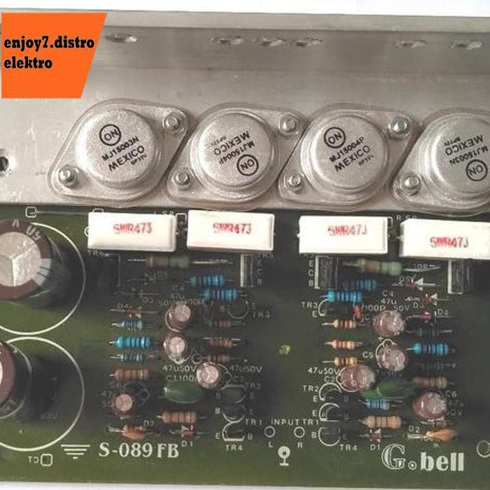 Rakitan power OCL PMPO 450W stereo G.Bell Bishele88 Ayo Beli