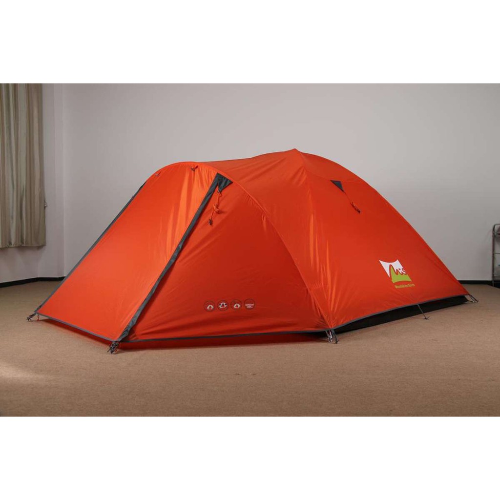 TENDA CAMPING MOUNTAIN INN SPORT BORNEO 2 DOME KAPASITAS 2 - 3 ORANG DOUBLE LAYER