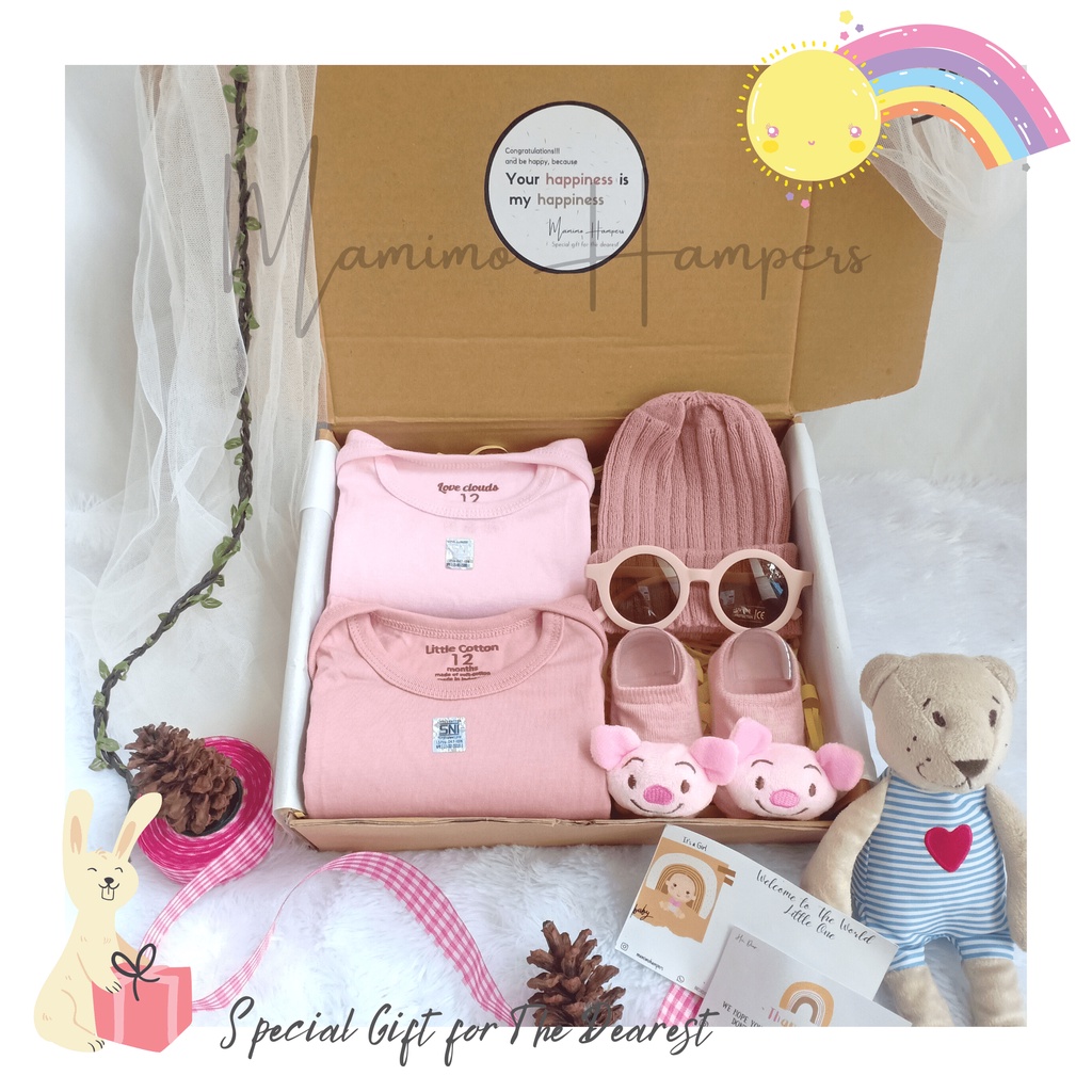 Hampers Bayi Lucu Series Double Jumper | Newborn Gift Set | Kado bayi - By Mamimohampers