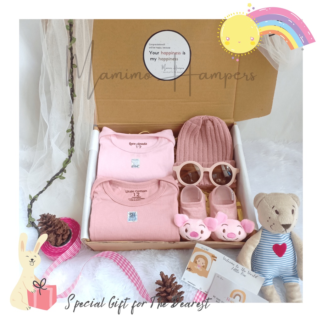 Hampers Baby Lucu Series Double Jumper | Newborn Gift Set | Kado bayi - By Mamimohampers