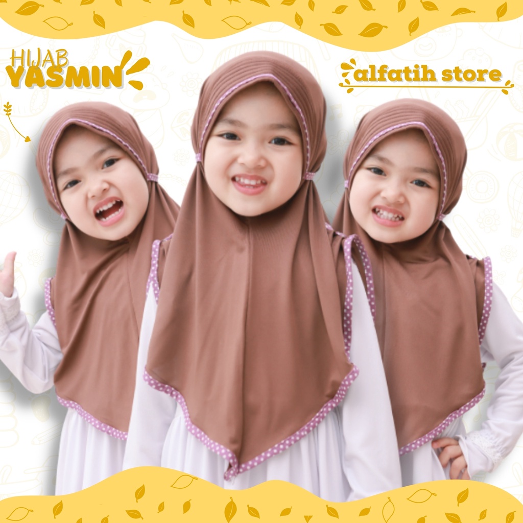 Jilbab Anak yasmin Nadian Jilbab anak lucu murah khimar anak  hijab anak tanggung kerudung anak termurah hijab jersey Jilbab Anak list hijab anak terlaris kerudung anak 5-8tahun