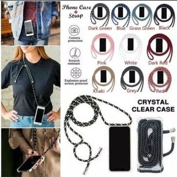 Xiaomi Redmi S2 Soft Case Cover Transfarant Strap + Tali Gantung