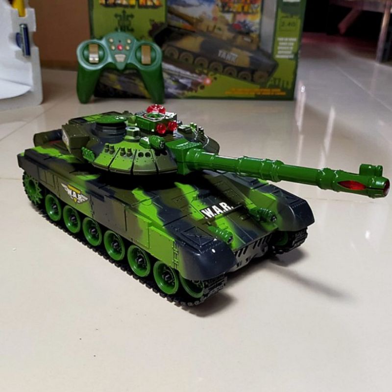 rc tank leopard charger - mainan anak remote controle remot control Edukatif