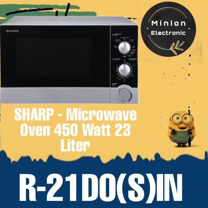 SHARP - Microwave Oven R-21D0 S IN 23 Liter 450 Watt