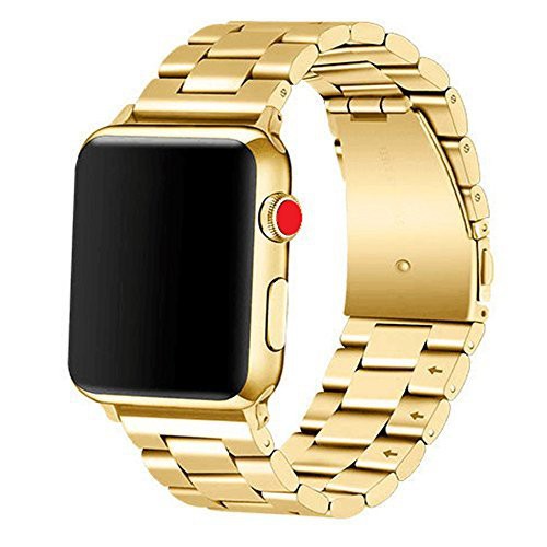 Apple Watch Band Gold Bracelet Stainless Iwatch Strap 38 &amp; 42-Gold