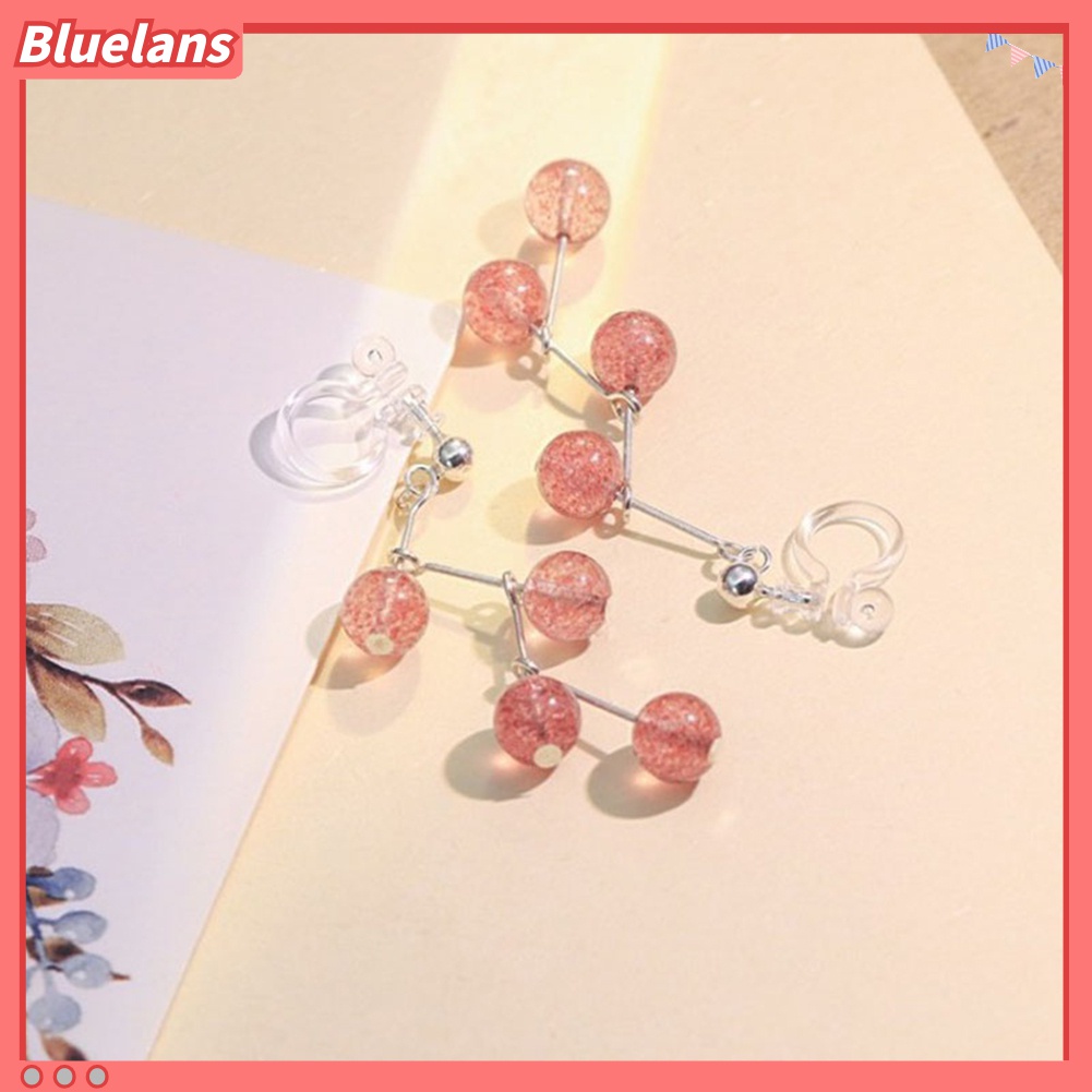 10pcs Anting Klip Telinga Bentuk U Transparan Ukuran 0.7 / 0.9mm Untuk Perhiasan