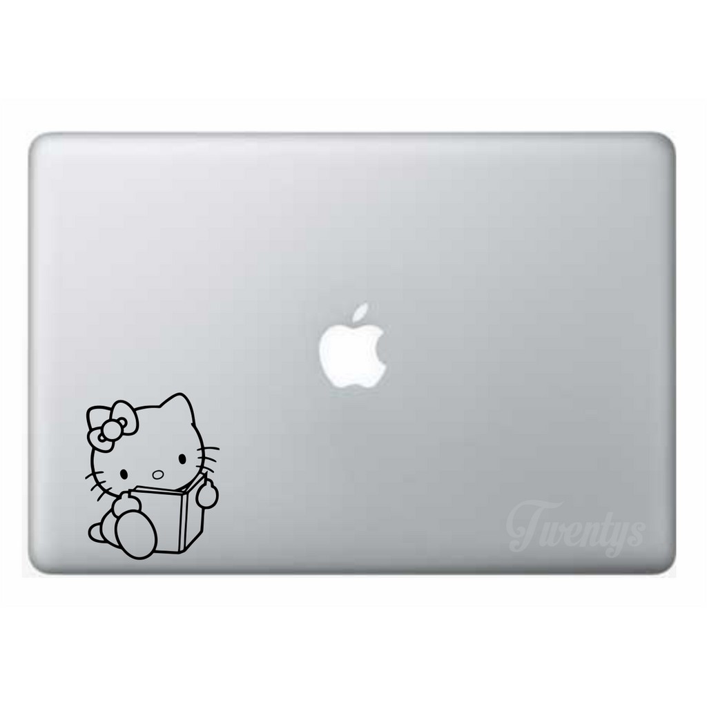 LAPTOP STICKER HELLO KITTY CUTTING STICKER LAPTOP DECAL