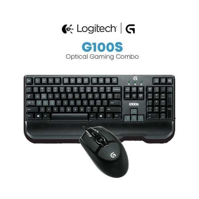 Logitech G100S Gaming Combo Keyboard + Mouse RESMI DAN BERGARANSI