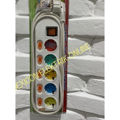 ✯ Stop kontak/multipro 5 Lubang/terminal colokan listrik/colokan listrik/sambungan colokan listrik ◊