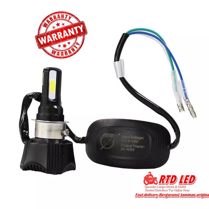 RTD Led Lampu Utama Headlamp LED RTD M02H Original